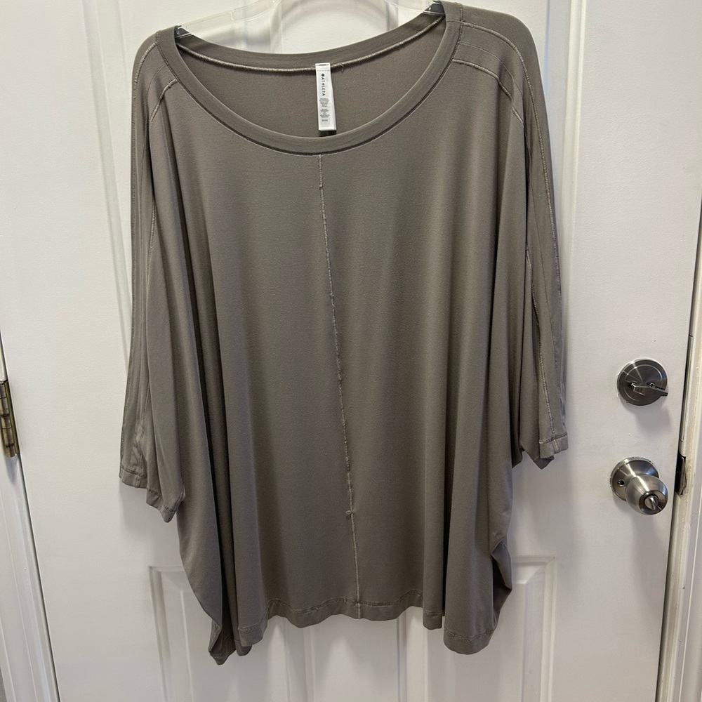 Athleta Dolman-sleeve Top Size 3X/4X Gold